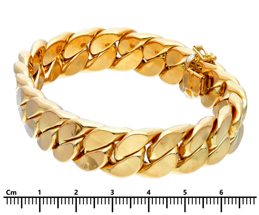 Mens 18KT Gold Bracelets Buy 18Karat Gold Bracelets for Men Online